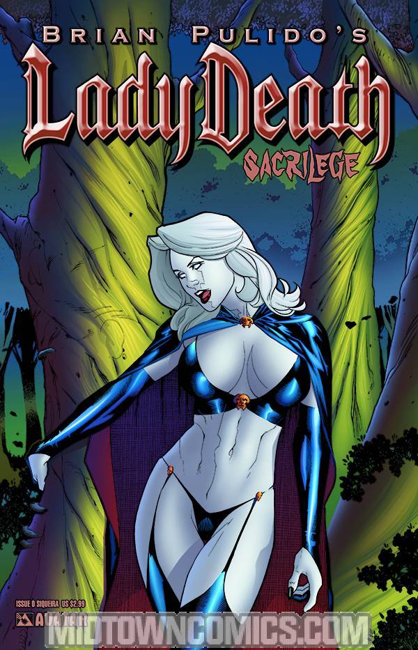 Brian Pulidos Lady Death Sacrilege #0 Siqueira Cvr