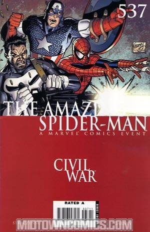 Amazing Spider-Man Vol 2 #537 Cover A 1st Ptg Regular Ron Garney Cover (Civil War Tie-In)