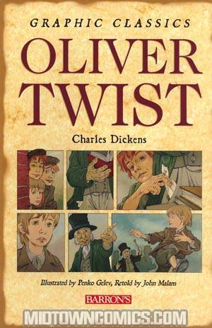 Barrons Graphic Classics Oliver Twist SC