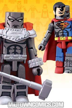 DC Minimates Wave 4 Steel With Cyborg Superman 2-Pack