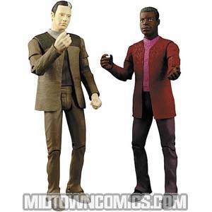 Star Trek The Next Generation All Good Things Data/Geordi Previews Exclusive 2-Pack Action Figures