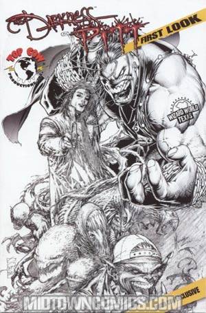 Darkness Pitt First Look Cover B Wizard World Texas Sketch Cover