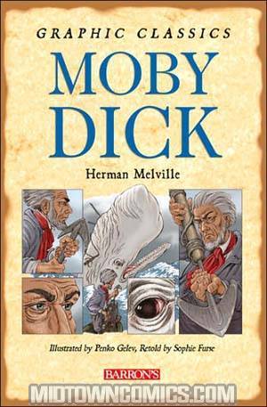 Barrons Graphic Classics Moby Dick HC