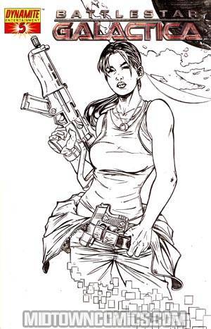 Battlestar Galactica Vol 4 #5 Cover E Incentive Nigel Raynor Sketch Cover