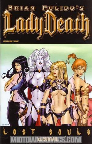 Brian Pulidos Lady Death Lost Souls #2 Defiant Cvr