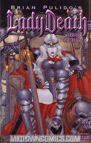 Brian Pulidos Lady Death Warrior Temptress Barbarian Cvr