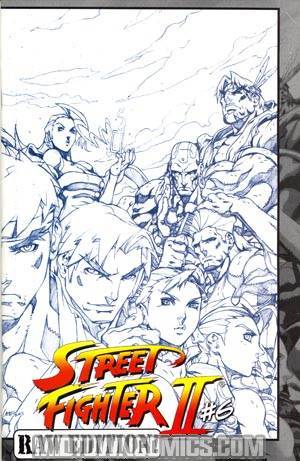 Street Fighter II (UDON) #6 Cvr C Incentive Raw Edition