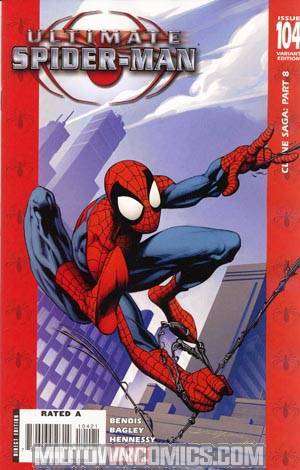 Ultimate Spider-Man #104 Cover B Incentive Red Mark Bagley Cover