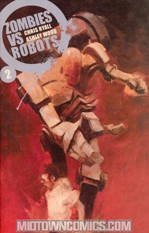 Zombies vs Robots #2 Incentive Ashley Wood Variant Cover