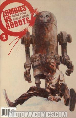 Zombies vs Robots #2 Regular Ashley Wood Cover