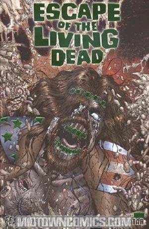 Escape Of The Living Dead Fearbook #1 Green Foil Sticker Ed