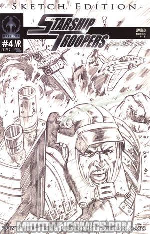 Starship Troopers Dead Mans Hand #4 Signed Ed