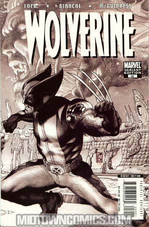 Wolverine Vol 3 #50 Cover B Black And White Edition