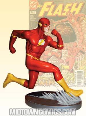 JLA Cover To Cover Flash Statue