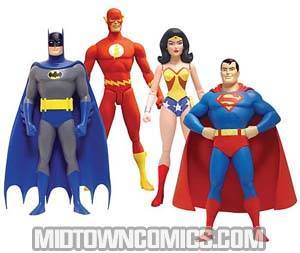 DC Reactivated Series 3 Super Friends Complete 4-Figure Set