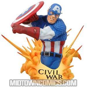 Marvel Universe Civil War Captain America Bust