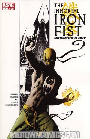 Immortal Iron Fist #1 Cover B Directors Cut