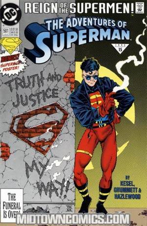 Adventures Of Superman #501 Cover A Regular Edition Cover