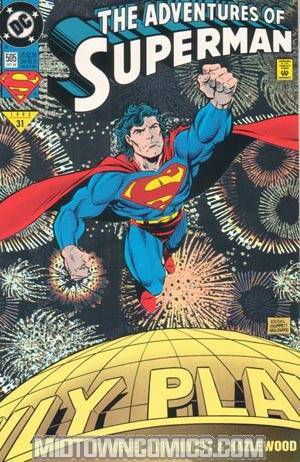 Adventures Of Superman #505 Cover B Holo-Grafx Foil Cover
