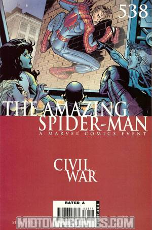 Amazing Spider-Man Vol 2 #538 Cover A Regular Ron Garney Cover (Civil War Tie-In)