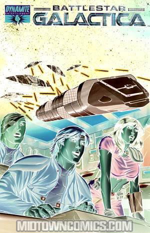 Classic Battlestar Galactica #4 Incentive Carlos Rafael Negative Cover