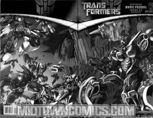 Transformers Prime Directive Movie Prequel #1 Black & White Edition Cover B