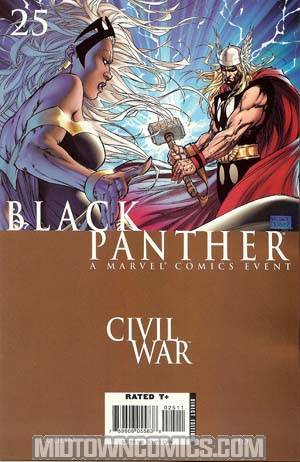 Black Panther Vol 4 #25 Cover A Regular Michael Turner Cover (Civil War Tie-In)