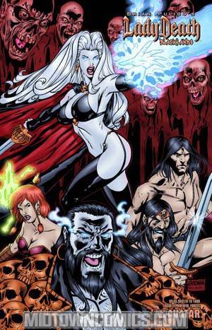 Brian Pulidos Lady Death Blacklands #1 Powerful Forces Cvr