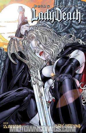 Brian Pulidos Lady Death Dark Horizons Prism Foil Cvr