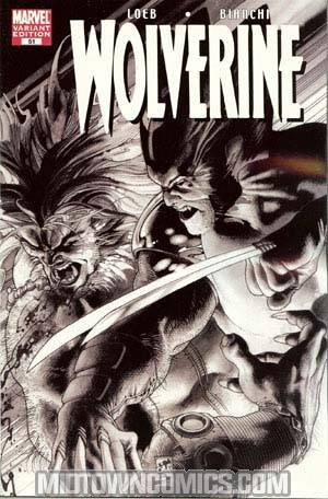 Wolverine Vol 3 #51 Cover B Black And White Edition