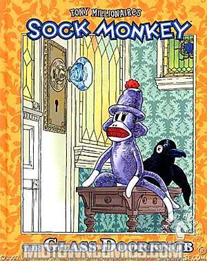 Sock Monkey The Glass Door Knob HC