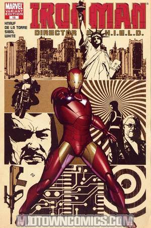 Iron Man Vol 4 #15 Cover B 1st Ptg Adi Granov Cover (The Initiative Tie-In)