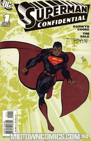 Superman Confidential #1 Cover B DF Signed By Tim Sale