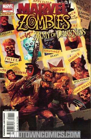 Marvel Zombies Vs Army Of Darkness #1 1st Ptg