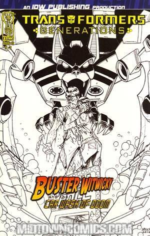 Transformers Generations #12 Cover B Incentive Nick Roche Sketch Cover