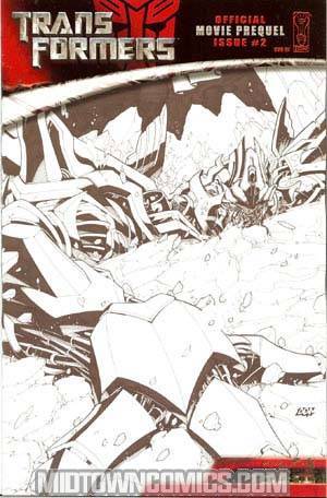 Transformers Prime Directive Movie Prequel #2 Incentive Don Figueroa Sketch Cover