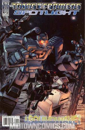 Transformers Spotlight Soundwave Regular Nick Roche Cover