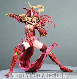 World Of Warcraft Series 1 Blood Elf Rogue Valeera Sanguinar Action Figure