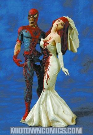 Marvel Milestones Zombie Spider-Man & Mary Jane Statue