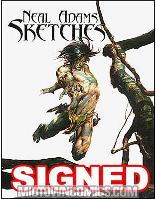Neal Adams Sketches Sketch Book SC Signed By Neal Adams