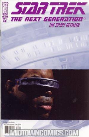 Star Trek The Next Generation The Space Between #3 Regular Jeremy Geddes Cover