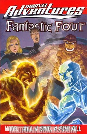 Marvel Adventures Fantastic Four Vol 5 All 4 One 4 For All TP Digest