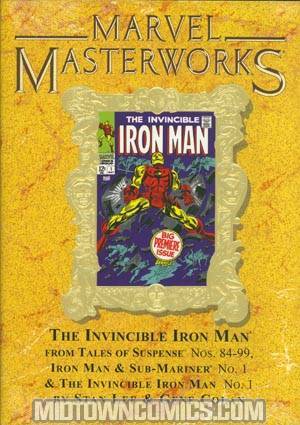 Marvel Masterworks Invincible Iron Man Vol 4 HC Variant Dust Jacket
