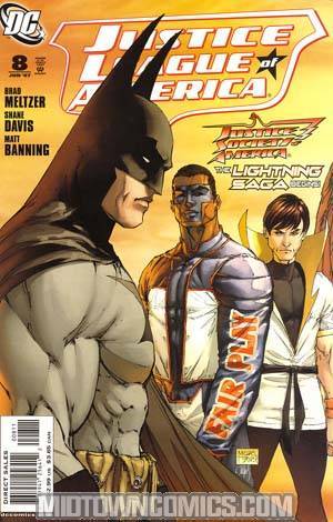 Justice League Of America Vol 2 #8 Regular Michael Turner Cover (The Lightning Saga Part 1)