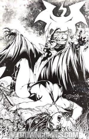 Vampirella Quarterly #1 Spring 2007 Stephen Segovia Black & White Cover