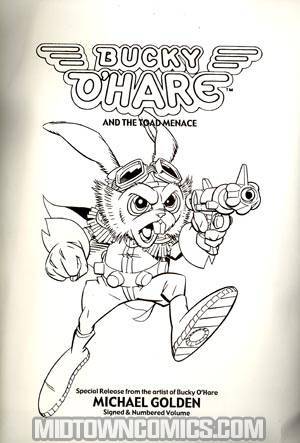 Bucky O Hare And The Toad Menace GN Deluxe Sketch Edition Signed & Numbered