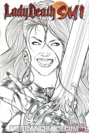 Lady Death Shi #0 Tucci Pencil Art Cvr