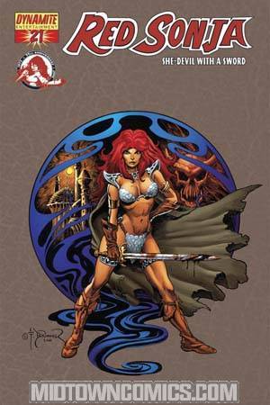 Red Sonja Vol 4 #21 Cover F Fiery Red Foil Cover