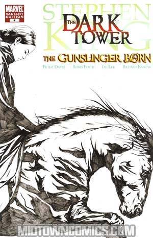 Dark Tower Gunslinger Born #4 Cover B Incentive Jae Lee Sketch Variant Cover