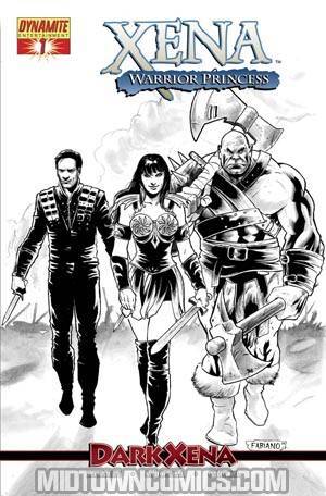 Dark Xena #1 Incentive Fabiano Neves Sketch Cover